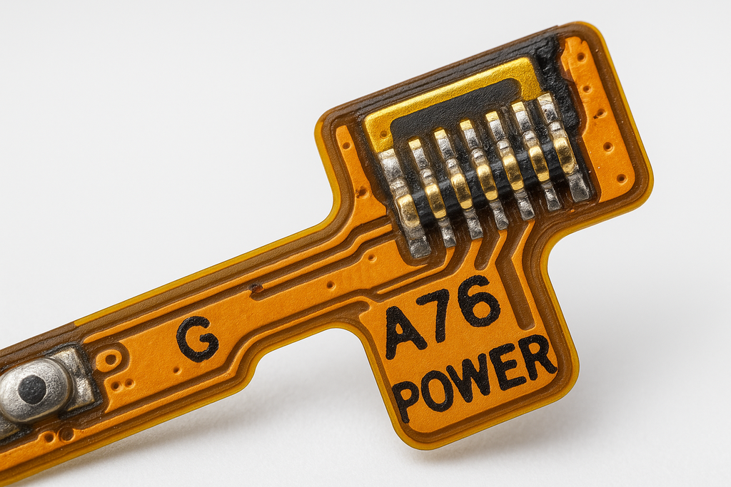 Oppo A76 Power Flex Cable - Connector Detail
