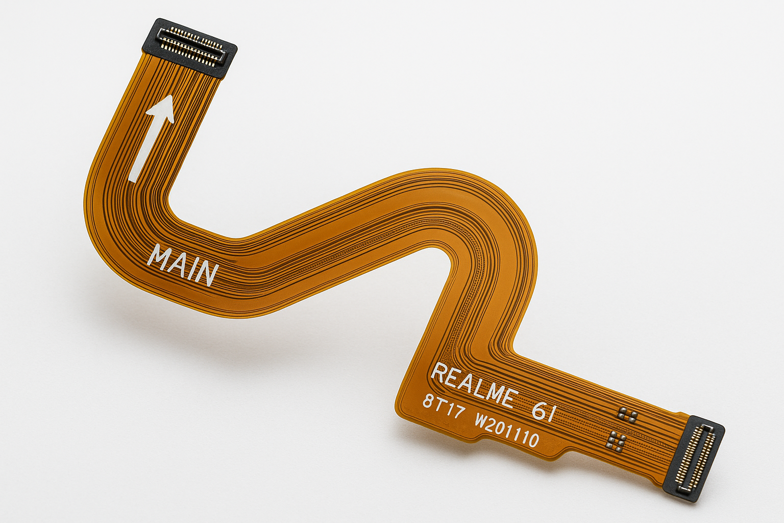 Realme 6i Main Flex Cable Angled View