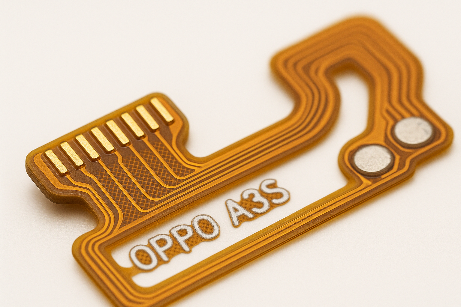 Oppo A3S Volume Flex Cable - Connector Detail