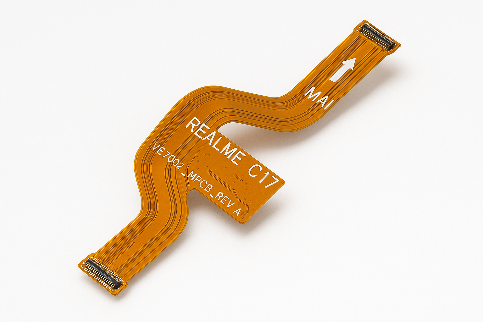 Realme C17 Main Flex Cable Angled View