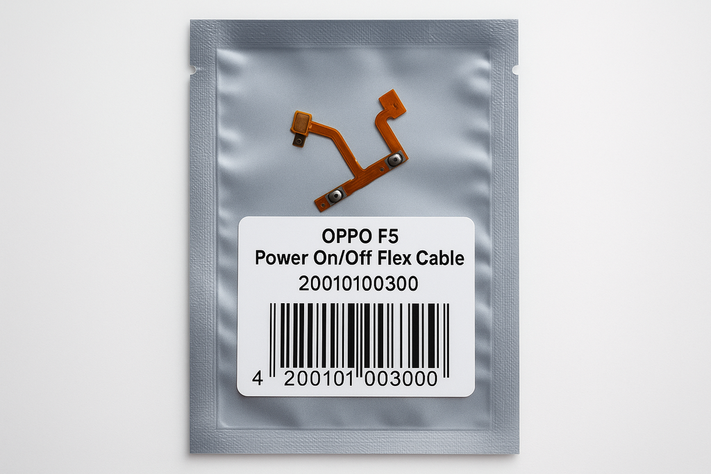 Oppo F5 Power Flex Cable - Professional Packaging