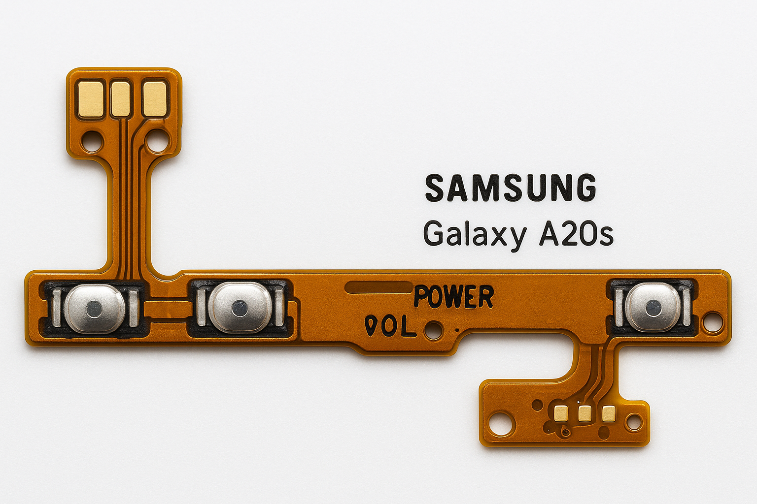 Samsung A20S Simple Power On/Off + Volume Flex Cable