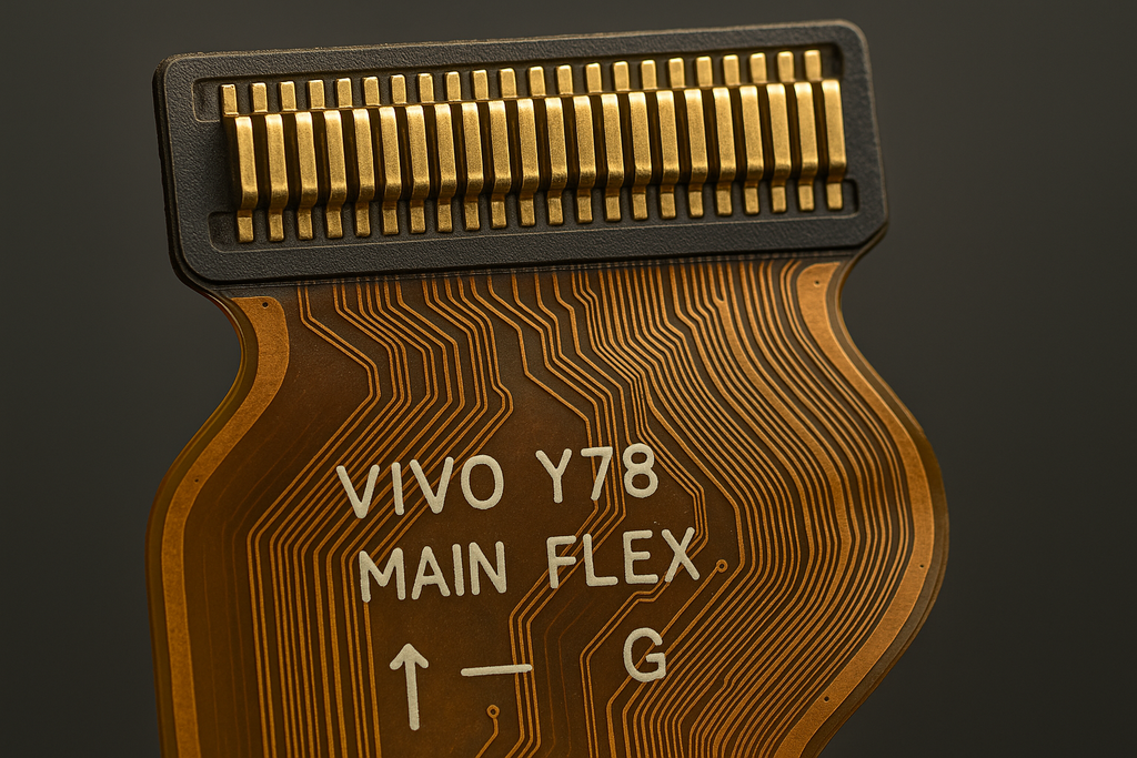 Vivo Y78 Main Flex Cable - Detailed Close-up
