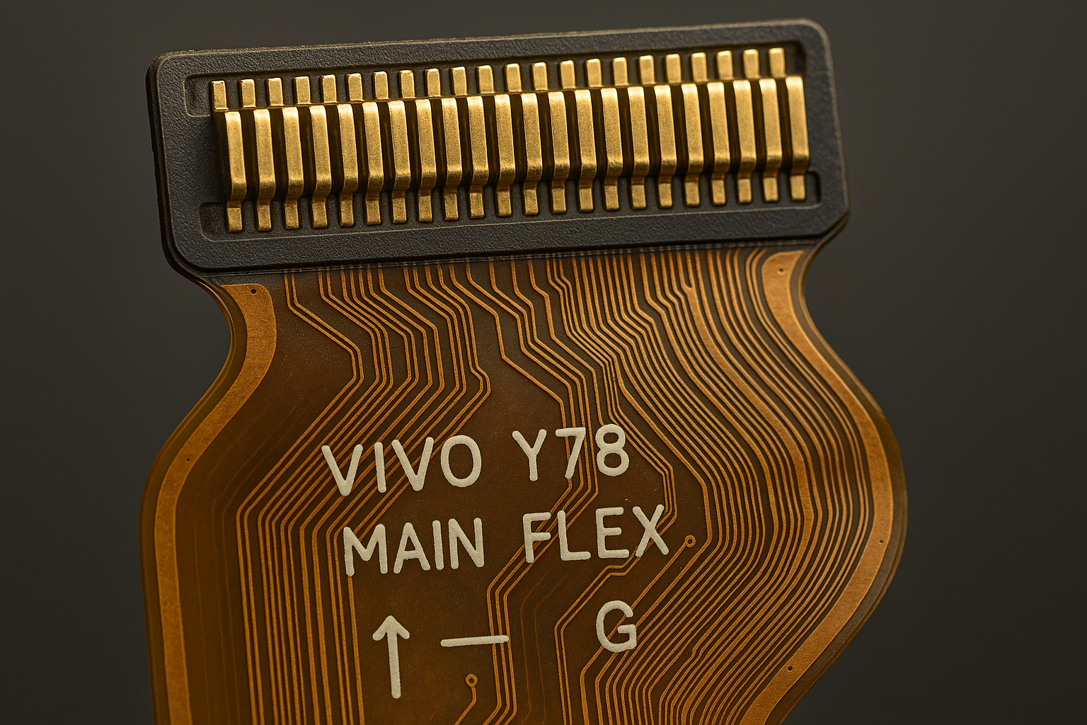 Vivo Y78 Main Flex Cable - Detailed Close-up