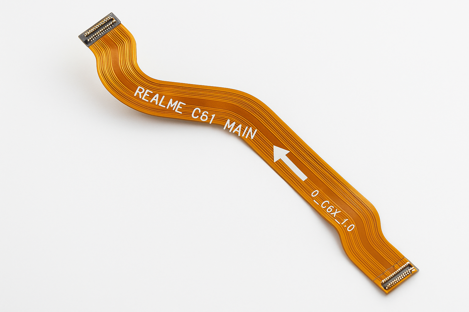 Realme C61 Main Flex Cable Angled View