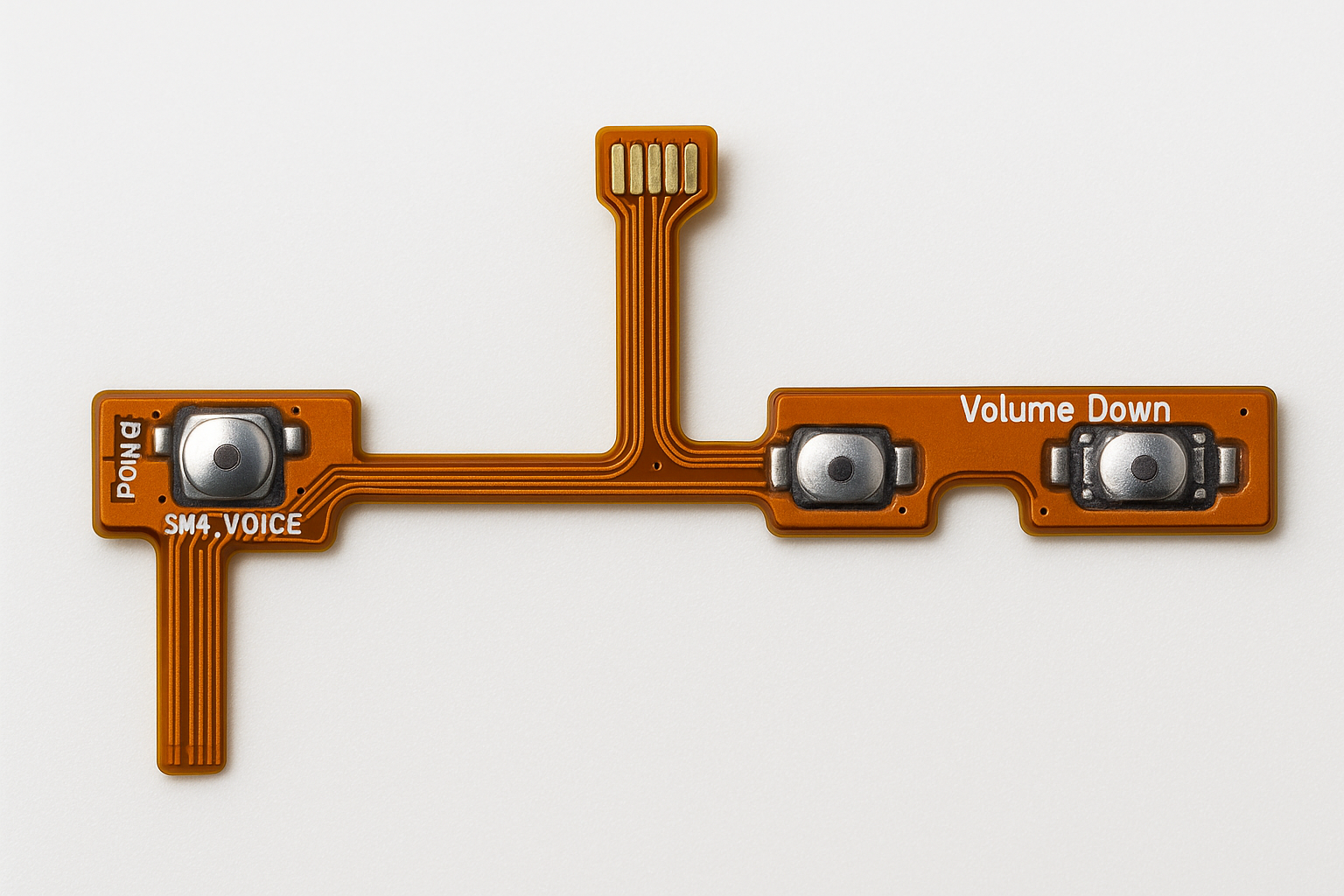 Motorola E4 Power Volume Flex Cable HD Image