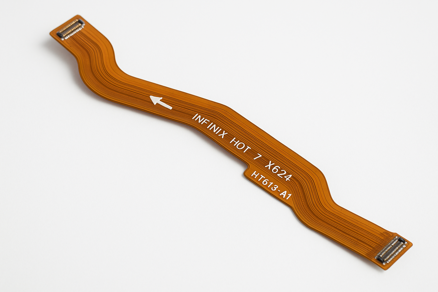 Infinix Hot 7 X624 Main Flex Cable Angled View