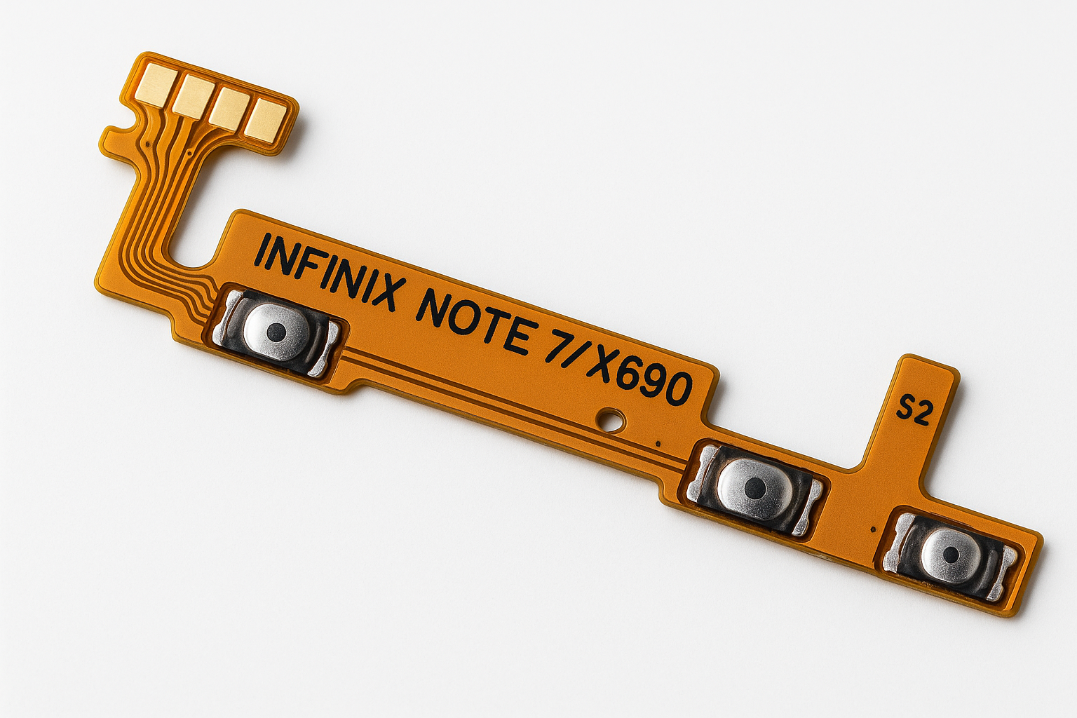 Infinix Note 7 X690 Power Volume Flex Cable