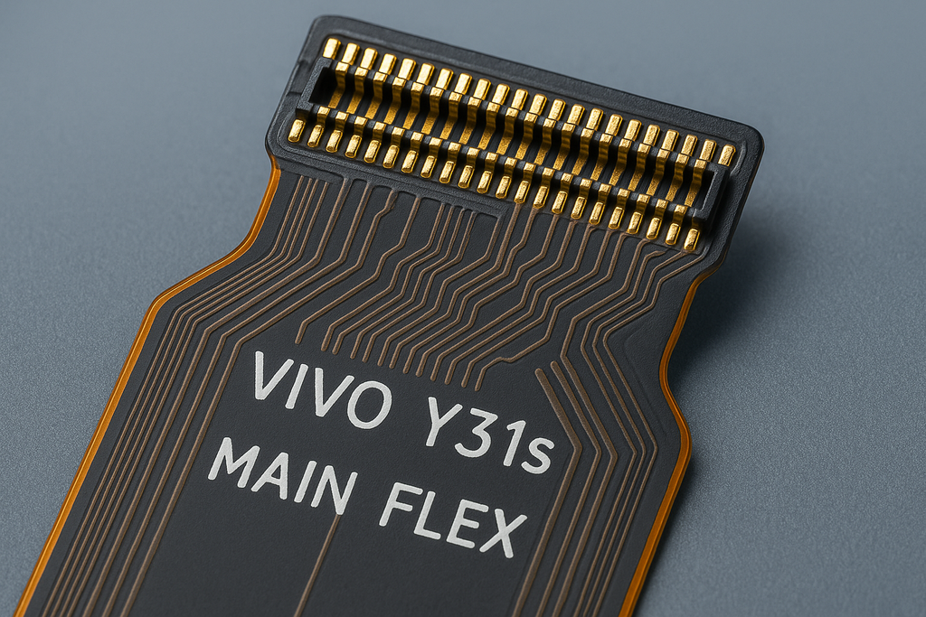 Vivo Y31S Main Flex Cable - Detailed Close-up