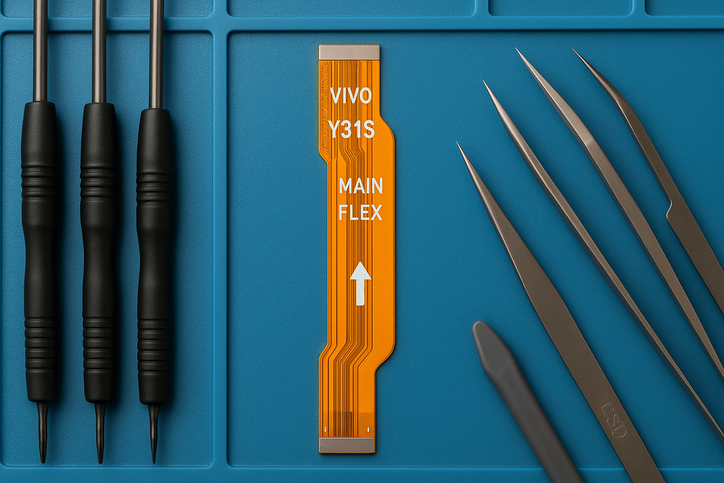 Vivo Y31S Main Flex Cable - Workshop Setting