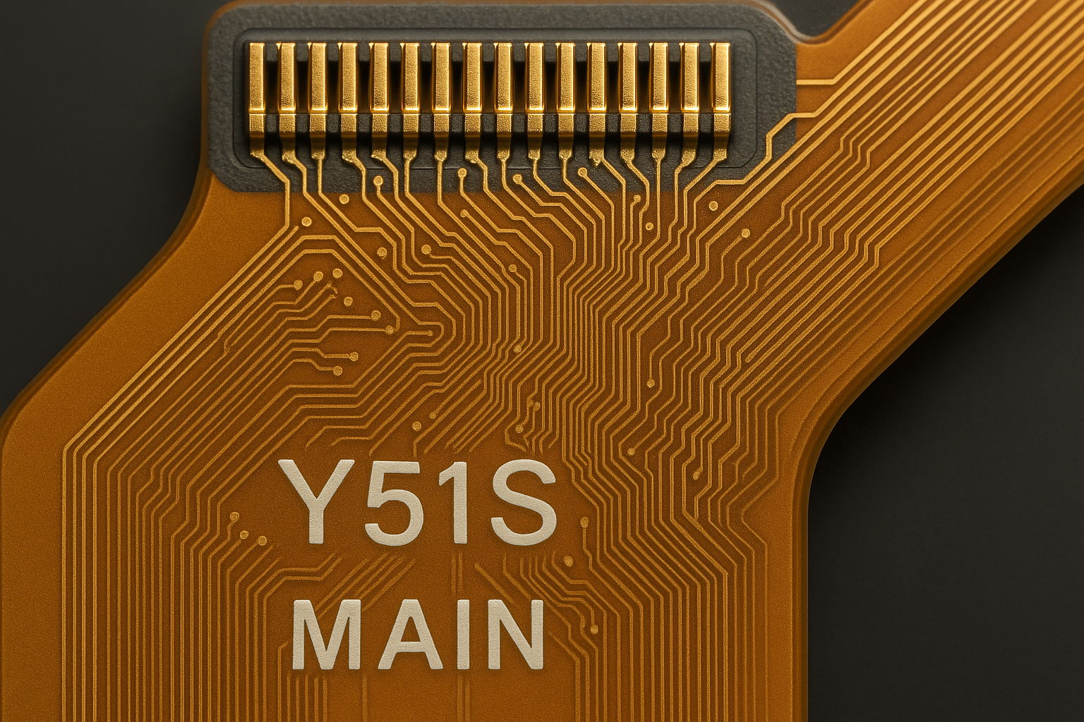Vivo Y51S Main Flex Cable - HD Detailed Close-up